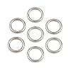 304 Stainless Steel Closed Jump Rings STAS-G393-06P-07-1