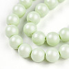 Baking Paint Pearlized Glass Pearl Bead Strands HY-N002-6mm-B02-4