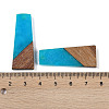 Resin & Wood Pendants WOOD-F015-04G-3