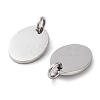 Non-Tarnish 304 Stainless Steel Stamping Blank Tag Pendants STAS-L022-182P-01-2