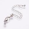 Long-Lasting Plated Brass Chain Extender KK-F711-11P-1