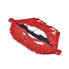 Handmade Seed Beads Links Connectors SEED-I012-58B-2