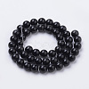 Natural Black Onyx Beads Strands G-S259-19-12mm-2