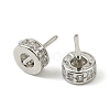 Brass Micro Pave Clear Cubic Zirconia Peg Bails KK-C107-12P-2