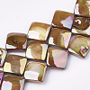 AB Color Freshwater Shell Beads Strands SHEL-S274-36-1