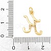 Brass Micro Pave Clear Cubic Zirconia Pendants CU-CBA7939-01K-G-3