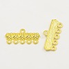 Tibetan Style Alloy Rectangle Links K08QY011-1