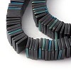 Electroplated Non-magnetic Synthetic Hematite Beads Strands G-P408-M-4