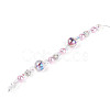 Glass and Acrylic and Imitation Pearl and Rhinestone Beads Strands MAK-T011-06E-1