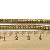 Electroplated Synthetic Non-magnetic Hematite Beads Strands G-K361-A04-01-4