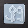 Key Shape DIY Pendant Silicone Molds DIY-F114-11-4