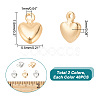 80Pcs 2 Colors Brass Charms KK-AR0003-20-2