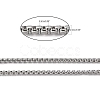 Tarnish Resistant 304 Stainless Steel Box Chains CHS-K001-37B-2