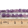 Natural Lepidolite/Purple Mica Stone Beads Strands G-M420-H12-03-5