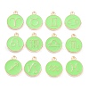 Alloy Enamel Pendants ENAM-S124-01B-06-1