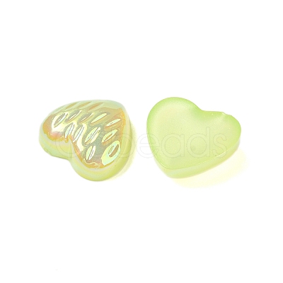 UV Plating Acrylic Cabochons OACR-H121-02B-1