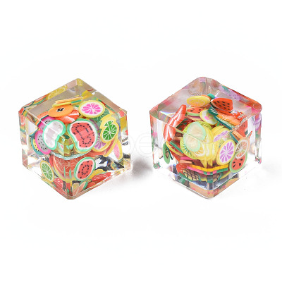 Transparent Acrylic Pendants TACR-N006-68-1