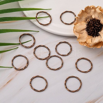 Tibetan Style Linking Rings LS-X-PALLOY-A017-R-FF-1