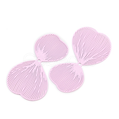 Spray Painted Iron Pendants IFIN-Z004-01E-1