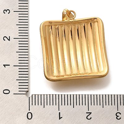 PVD Vacuum Plating 304 Stainless Steel Pendants STAS-U035-45G-02-1