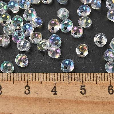 6/0 Inside Colours Fringe Glass Seed Beads SEED-A034-03K-1