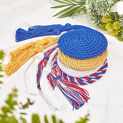 Polyester Graduation Honor Rope AJEW-NB0001-60-1