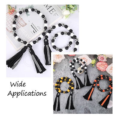 Natural Wooden Beads WOOD-TAC0010-05B-1