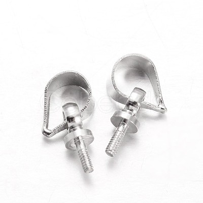Brass Peg Bails Pendants KK-L134-03P-1