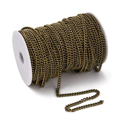 Iron Cuban Link Chains CH-R013-7x5.5mm-AB-NF-1