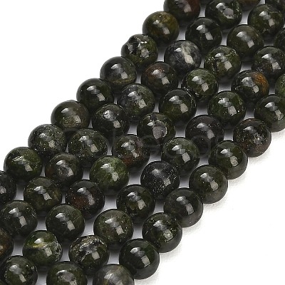 Natural Green Diopside Beads Strands GG-CBA993B-A01-6mm-1
