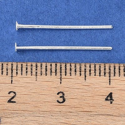 Brass Flat Head Pins KK-N254-47A-S-1