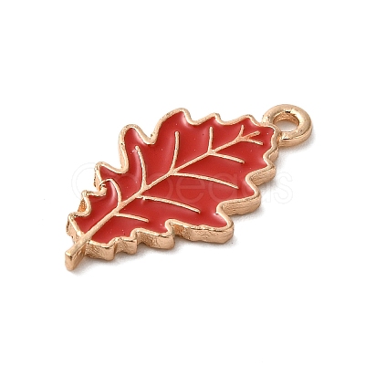 Thanksgiving Day Theme Alloy Enamel Pendants ENAM-M002-03G-09-1