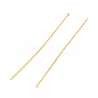 Brass Flat Head Pins X-KK-F824-114G-G-1