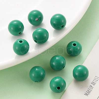 Opaque Acrylic Beads MACR-S370-C12mm-24-1