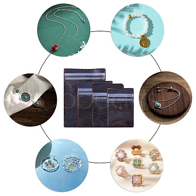 40Pcs 4 Styles PVC Resealable Bags OPP-TA0001-18B-1