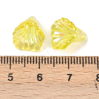 Transparent Acrylic Bead Caps OACR-G054-03E-1