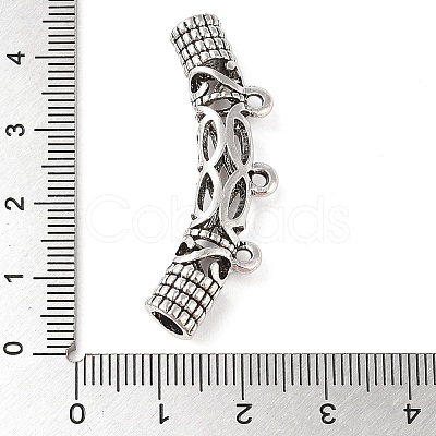 Tibetan Style Alloy Tube Beads FIND-C060-032A-AS-1