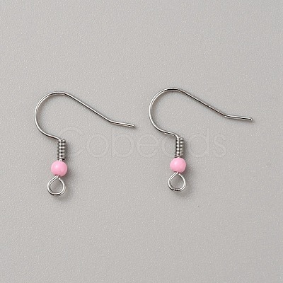 304 Stainless Steel Earring Hooks STAS-WH0027-64P-12-1