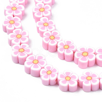 Handmade Polymer Clay Bead Strands CLAY-N011-48A-09-1