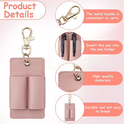 3Pcs PU Keychains KEYC-CL0001-49D-1