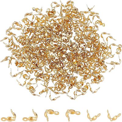 300Pcs 304 Stainless Steel Bead Tips STAS-NB0001-40-1