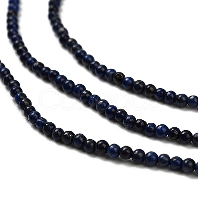 Dyed Natural Lapis Lazuli Beads Strands LS-G-H317-A01-1