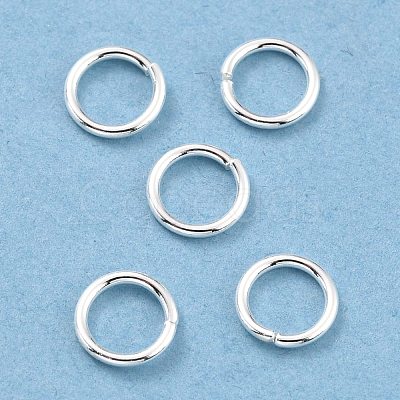 Rack Plating Brass Open Jump Rings KK-O139-18U-S-1