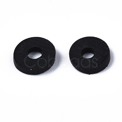 Handmade Polymer Clay Beads Strands CLAY-R089-6mm-T02B-21-1