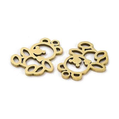 201 Stainless Steel Pendants STAS-E200-02G-1