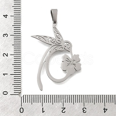 304 Stainless Steel Pendants STAS-U030-11P-1