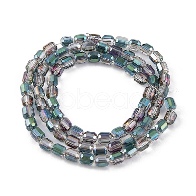 Electroplate Glass Beads Strands EGLA-D031-01U-1