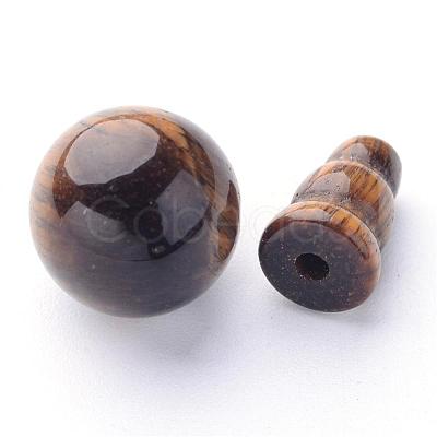 Natural Tiger Eye Buddhist Beads X-G-M011-01B-1