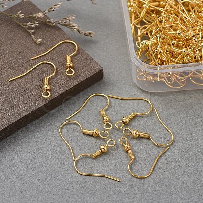 Iron Earring Hooks IFIN-YW0001-07G-1