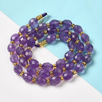 Natural Amethyst Beads Strands G-H297-C09-01-1